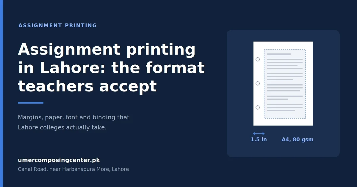 Assignment Printing